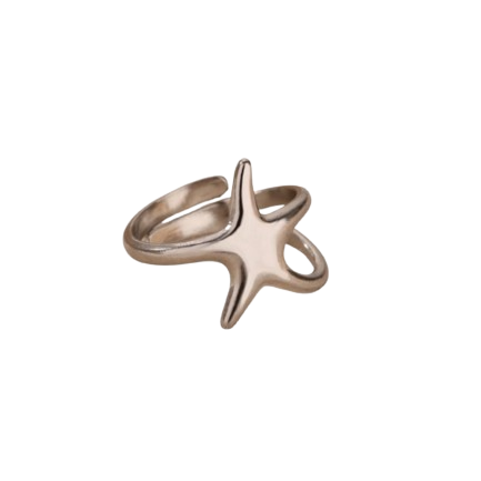 Star fish Ring Silver
